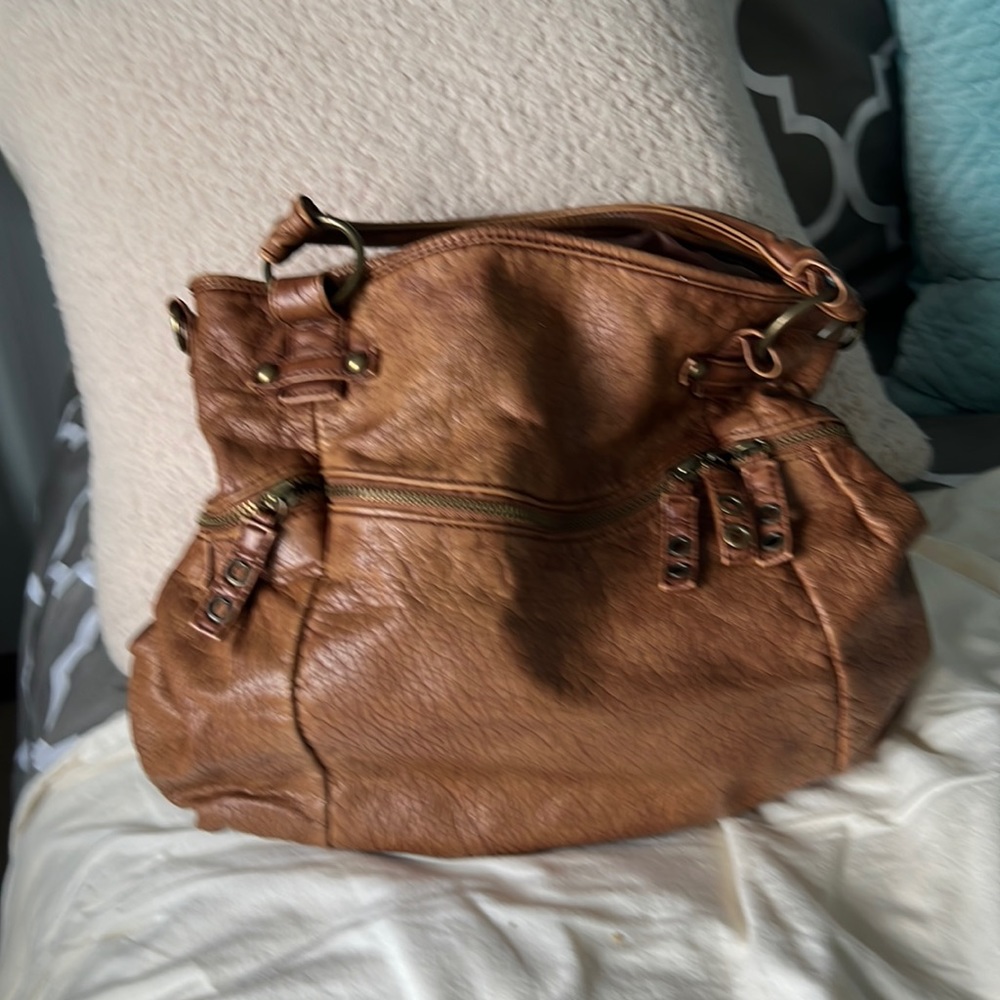 Brown Leather Purse with